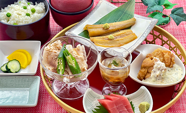 8月のふじおやま御膳